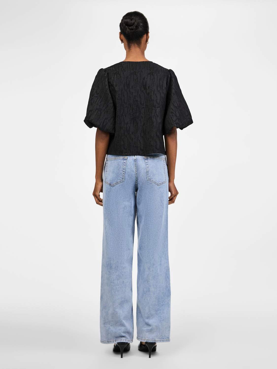 YASMINU Top - Black - VERO MODA & VILA Bergvik